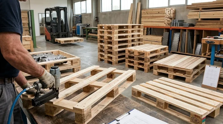 Evolución y tipos de pallets de madera en la industria moderna