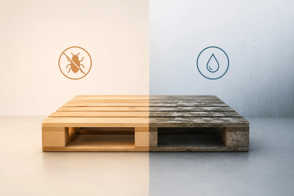 Sanidad vs. Humedad: El mito del tratamiento HT en tarimas de madera