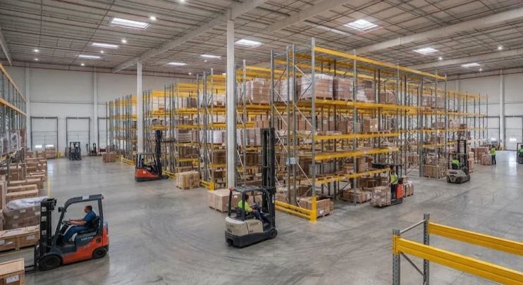 Resistencia mecánica para racks en tarimas de madera. 
